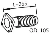 Handler.Part Exhaust pipe DINEX 29274 1