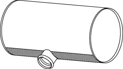 Handler.Part Middle-/end silencer DINEX 80411 1