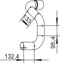 Handler.Part Exhaust pipe DINEX 54227 1