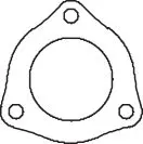 Handler.Part Gasket, exhaust pipe DINEX 74804 1