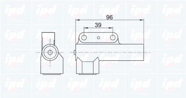 Handler.Part Vibration damper, timing belt IPD 111013 2