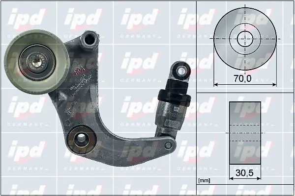 Handler.Part Tensioner lever, v-ribbed belt IPD 154012 1