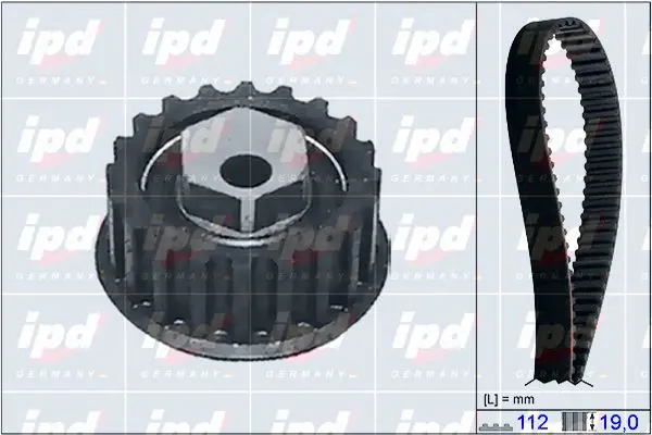 Handler.Part Timing belt set IPD 201360 1