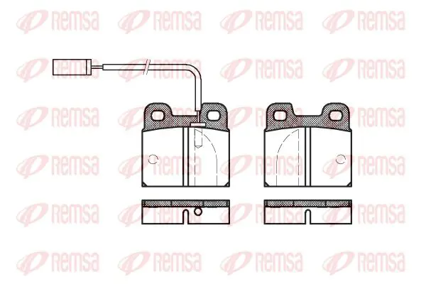 Handler.Part Brake pad set, disc brake KAWE 000511 1