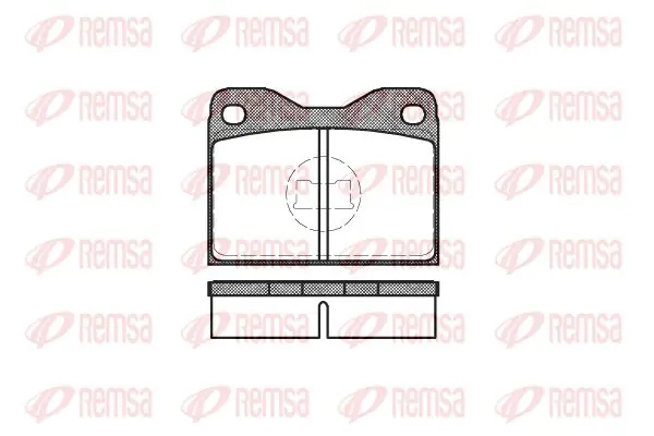 Handler.Part Brake pad set, disc brake KAWE 000830 1