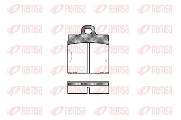 Handler.Part Brake pad set, disc brake KAWE 000900 1