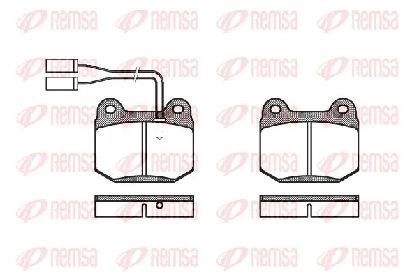 Handler.Part Brake pad set, disc brake KAWE 001401 1