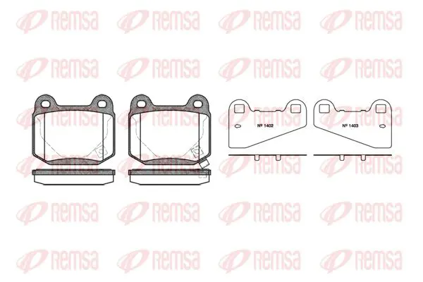 Handler.Part Brake pad set, disc brake KAWE 001452 1