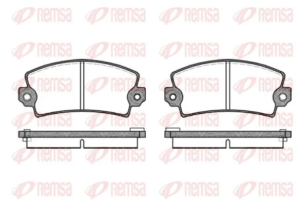 Handler.Part Brake pad set, disc brake KAWE 002106 1