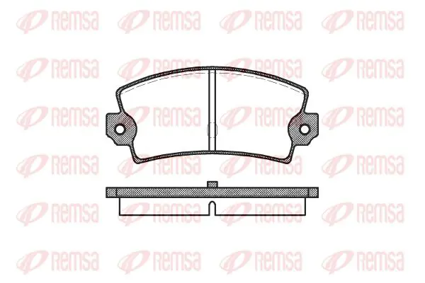 Handler.Part Brake pad set, disc brake KAWE 002140 1