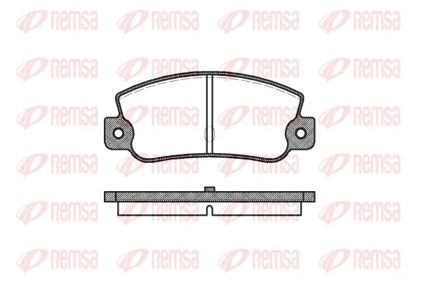 Handler.Part Brake pad set, disc brake KAWE 002530 1