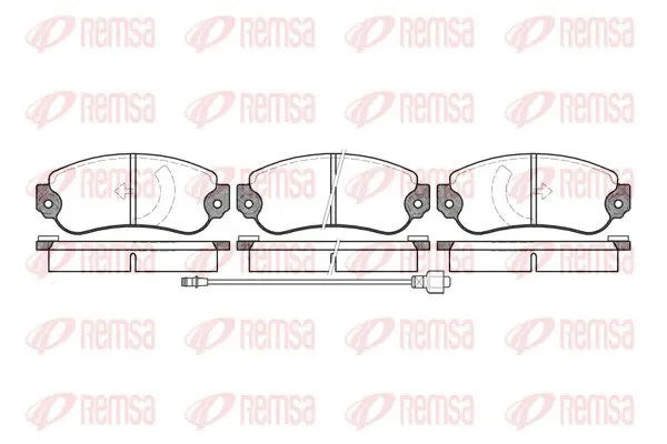 Handler.Part Brake pad set, disc brake KAWE 003106 1