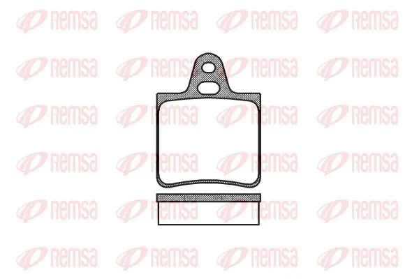 Handler.Part Brake pad set, disc brake KAWE 003200 1