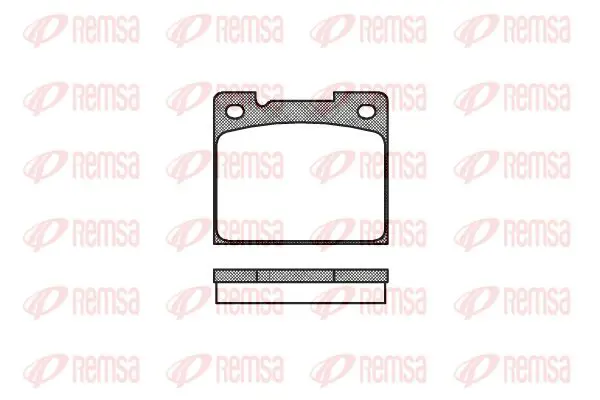 Handler.Part Brake pad set, disc brake KAWE 003930 1