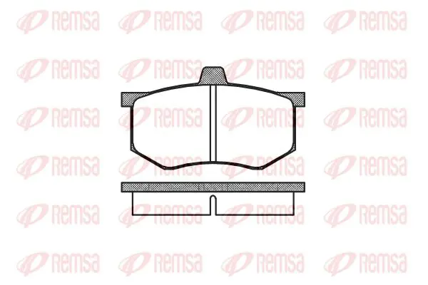 Handler.Part Brake pad set, disc brake KAWE 004300 1