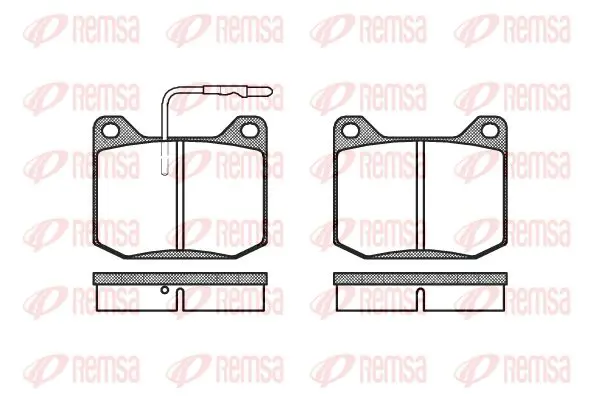 Handler.Part Brake pad set, disc brake KAWE 004532 1