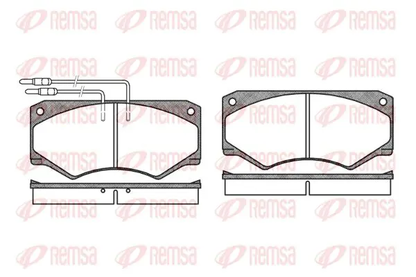 Handler.Part Brake pad set, disc brake KAWE 004704 1