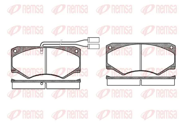 Handler.Part Brake pad set, disc brake KAWE 004742 1