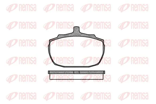 Handler.Part Brake pad set, disc brake KAWE 005700 1