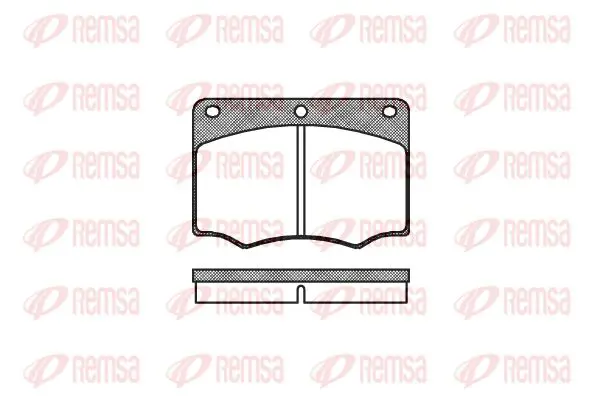 Handler.Part Brake pad set, disc brake KAWE 006400 1