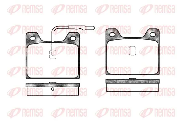 Handler.Part Brake pad set, disc brake KAWE 006812 1