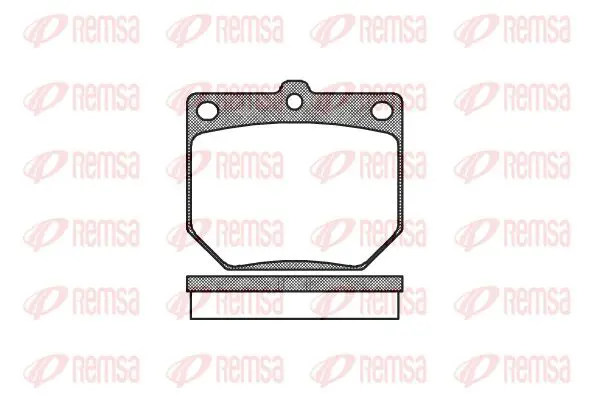 Handler.Part Brake pad set, disc brake KAWE 007720 1