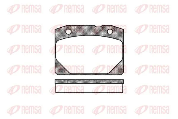 Handler.Part Brake pad set, disc brake KAWE 008000 1