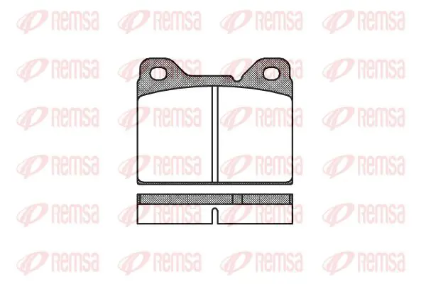 Handler.Part Brake pad set, disc brake KAWE 008100 1