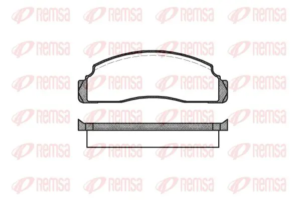 Handler.Part Brake pad set, disc brake KAWE 009100 1