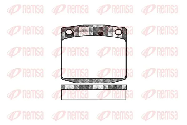 Handler.Part Brake pad set, disc brake KAWE 009500 1