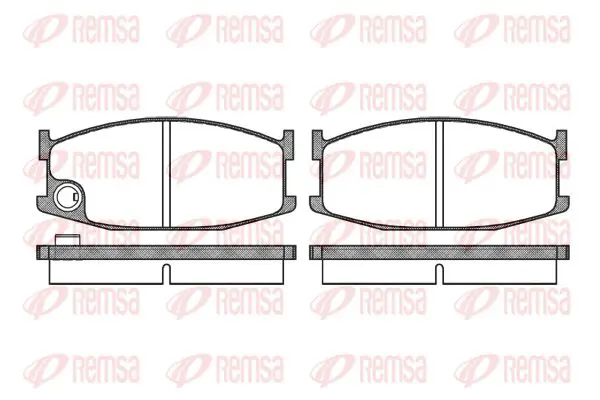 Handler.Part Brake pad set, disc brake KAWE 010810 1