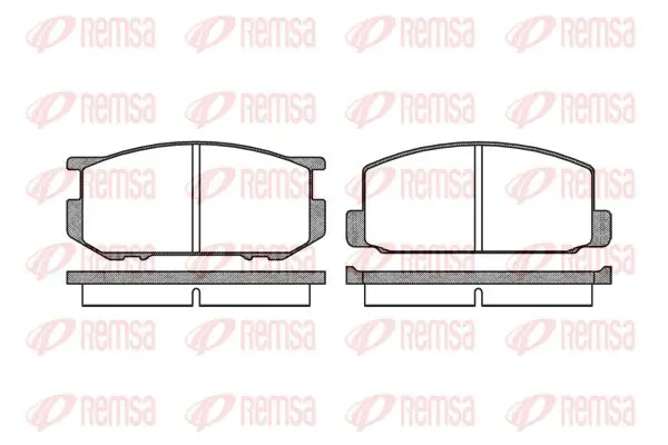 Handler.Part Brake pad set, disc brake KAWE 010900 1