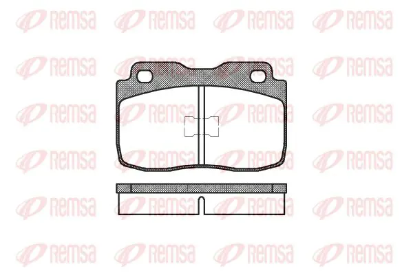 Handler.Part Brake pad set, disc brake KAWE 011400 1