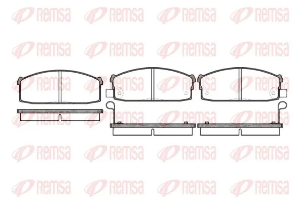 Handler.Part Brake pad set, disc brake KAWE 011702 1