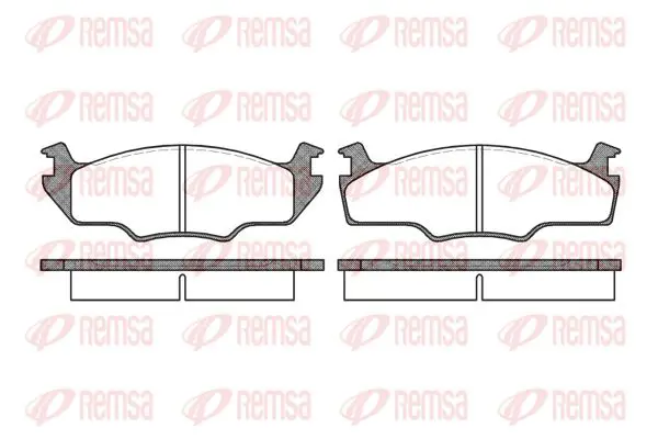 Handler.Part Brake pad set, disc brake KAWE 012110 1