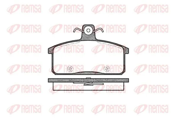 Handler.Part Brake pad set, disc brake KAWE 012850 1