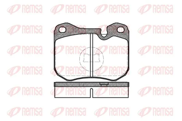 Handler.Part Brake pad set, disc brake KAWE 013100 1