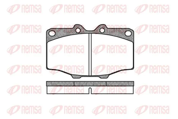 Handler.Part Brake pad set, disc brake KAWE 013200 1