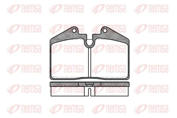 Handler.Part Brake pad set, disc brake KAWE 014010 1