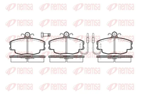 Handler.Part Brake pad set, disc brake KAWE 014102 1