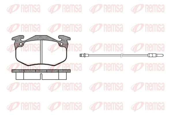 Handler.Part Brake pad set, disc brake KAWE 014412 1