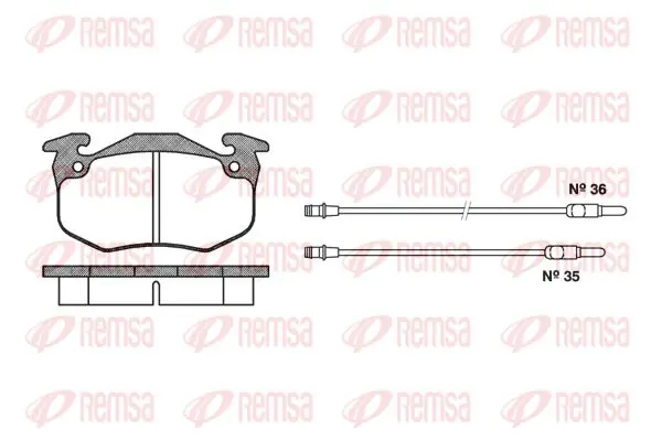 Handler.Part Brake pad set, disc brake KAWE 014414 1