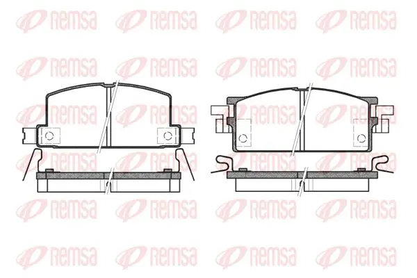 Handler.Part Brake pad set, disc brake KAWE 015304 1