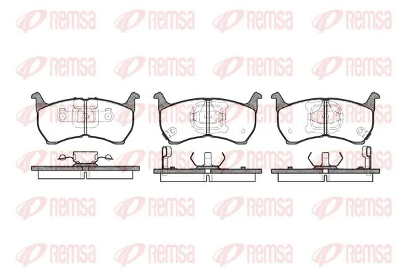 Handler.Part Brake pad set, disc brake KAWE 016402 1