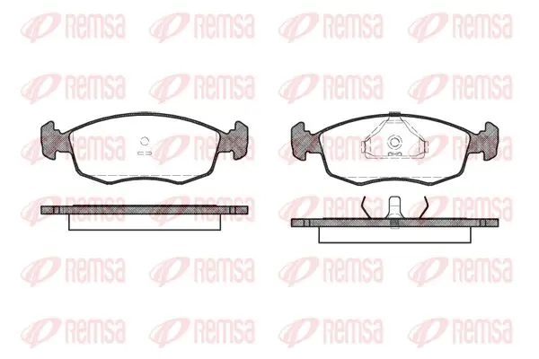 Handler.Part Brake pad set, disc brake KAWE 017200 1