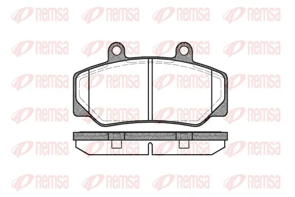 Handler.Part Brake pad set, disc brake KAWE 017620 1