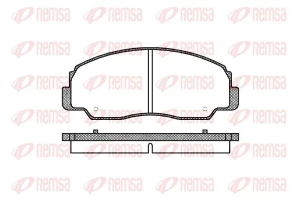 Handler.Part Brake pad set, disc brake KAWE 017820 1