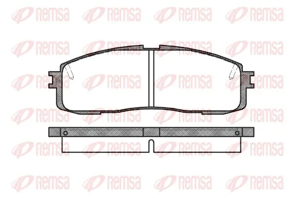 Handler.Part Brake pad set, disc brake KAWE 019910 1