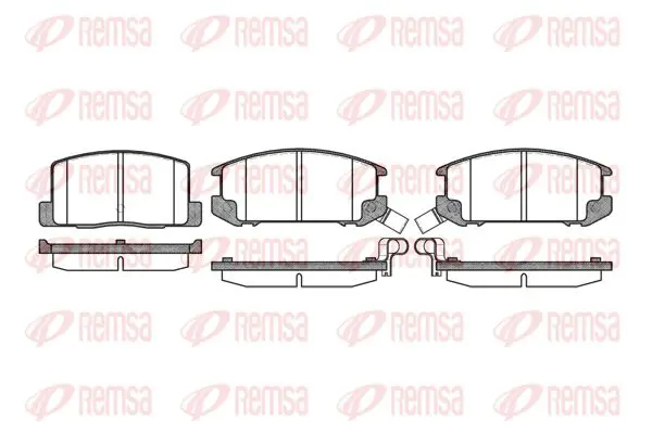 Handler.Part Brake pad set, disc brake KAWE 020112 1