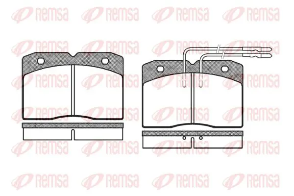 Handler.Part Brake pad set, disc brake KAWE 021104 1